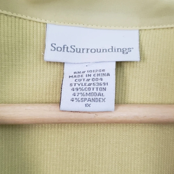 Softdurrondings button down Sweater 1X - Picture 2 of 9